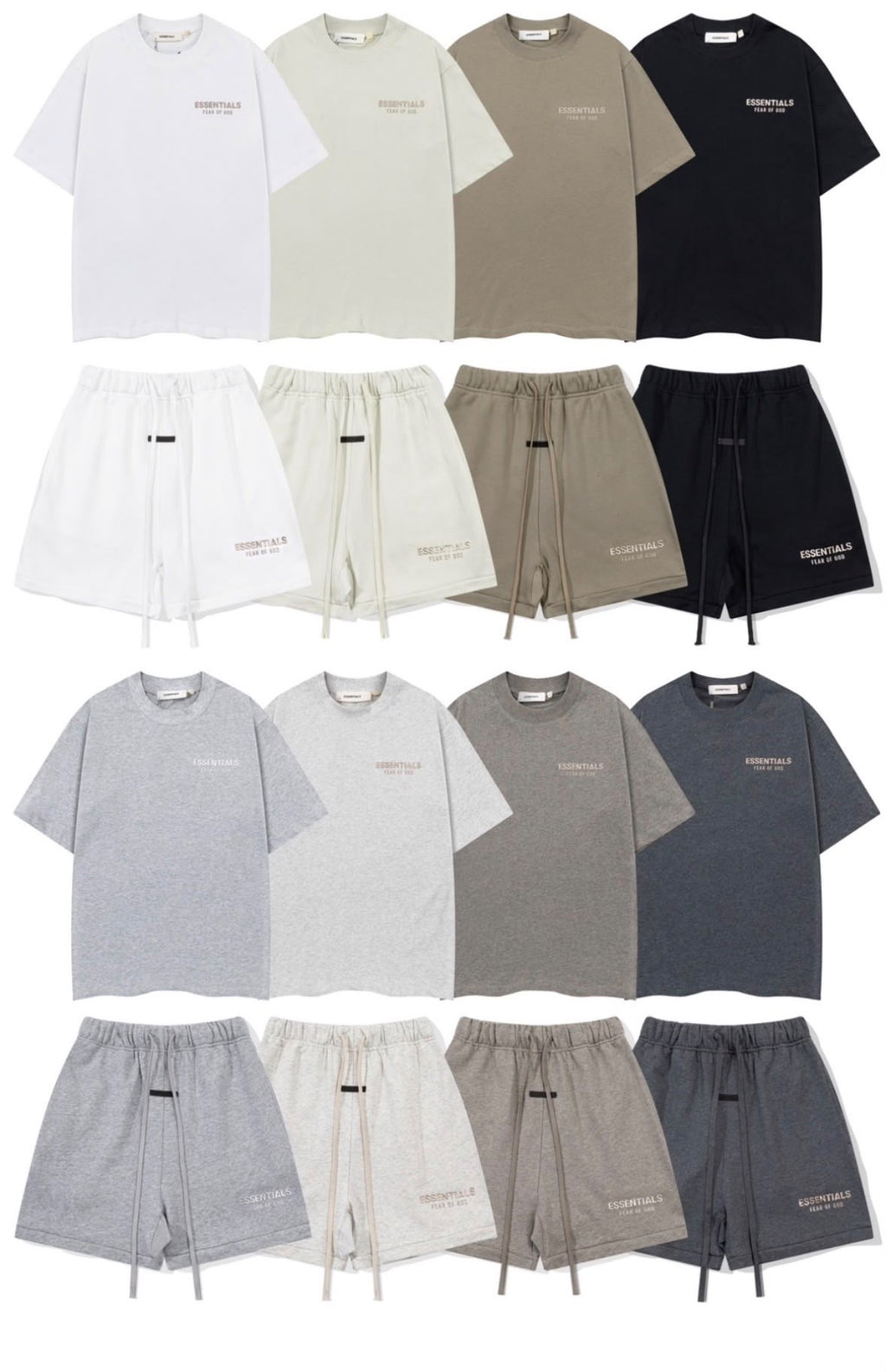 Paquete 20pz Camisetas o shorts Essentials